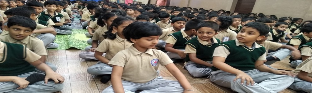 VVS Gandhi Centenary School – students learning